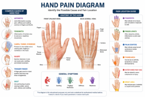 Hand Pain Diagram