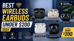 best wireless earbuds under 200 dollars 2024