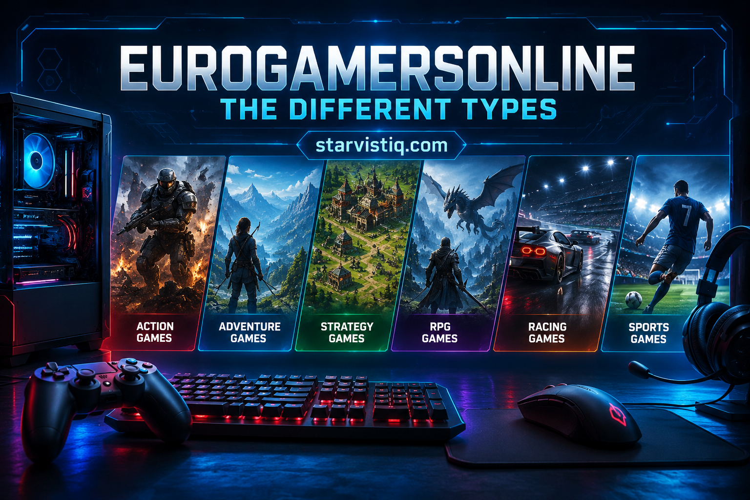 Eurogamersonline The Different Types